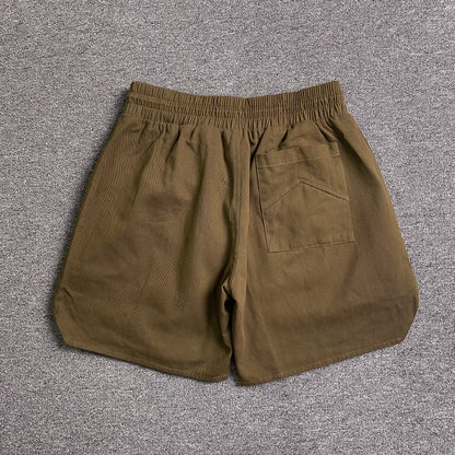 RHUDE X LAMBORGHINI SHORTS BROWN