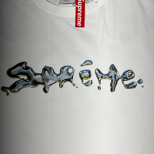 Remera Supreme Liquid Blanca XL
