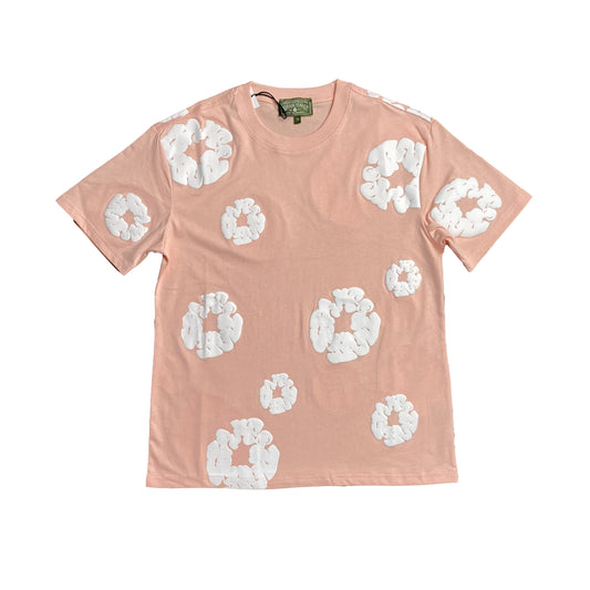 DENIM TEARS THE COTTON WREATH TEE PINK