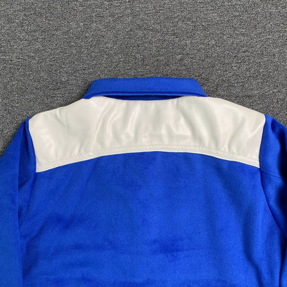 AMIRI VARSITY BOMBER JACKET BLUE