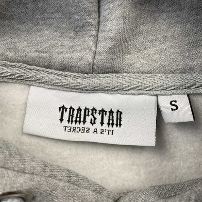 TRAPSTAR CHENILLE DECODED TRACKSUIT GREY RED