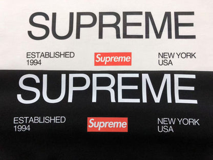 SUPREME EST. 1994 TEE BLACK