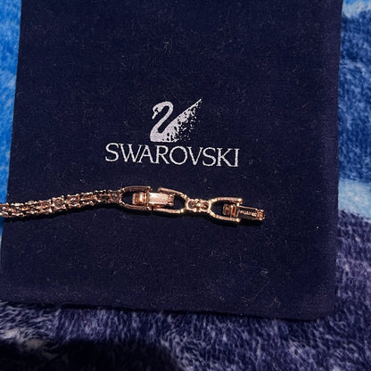 Pulsera Swarovski Tennis Rose Gold