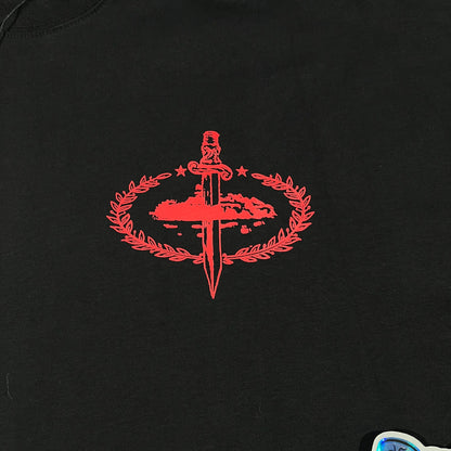 Remera Corteiz x Slaughter Gang 21 Savage Negra L y XL