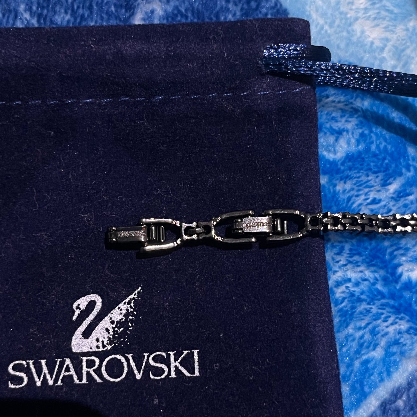 Pulsera Swarovski Tennis Negra