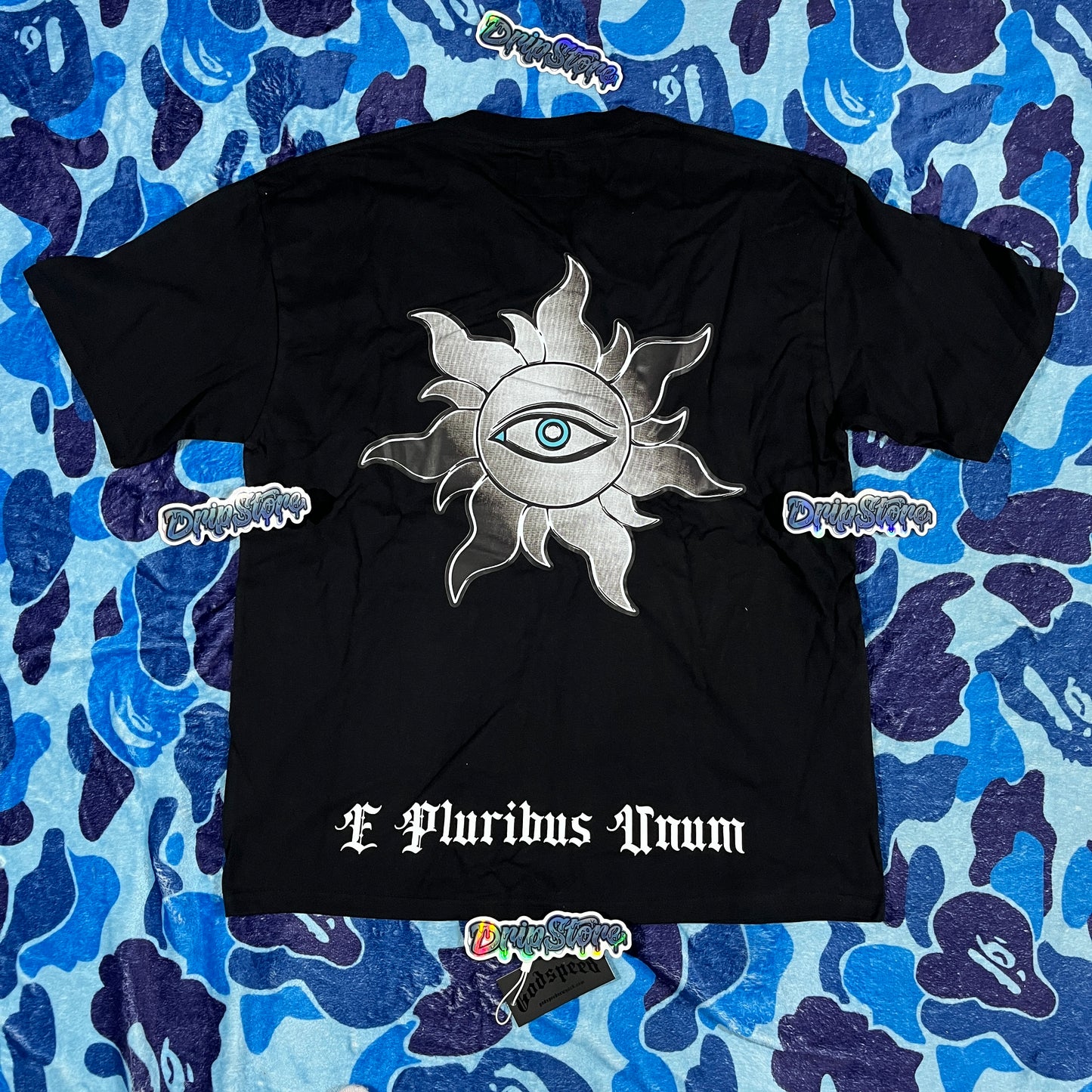 Remera Godspeed Memento Vivere Negra XL