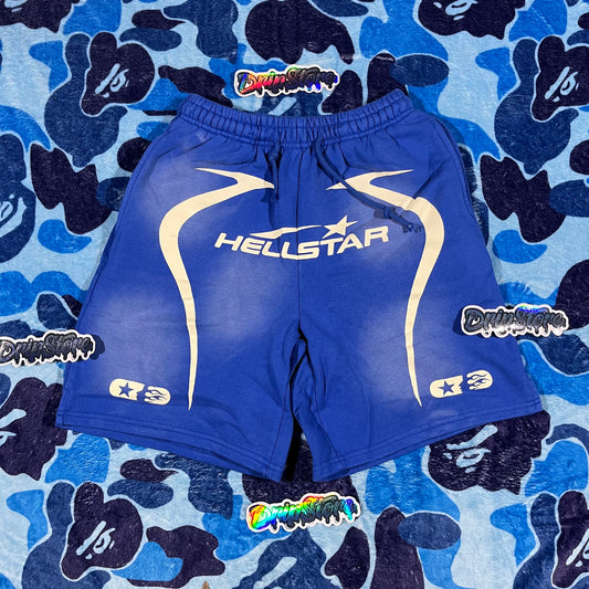 Short Hellstar Warm Up Azul S