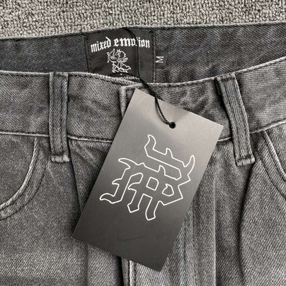 Pantalón Mixed Emotion Stone Jean Negro