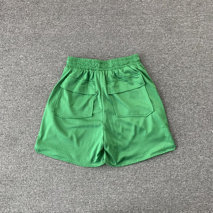 RHUDE SHORTS GREEN