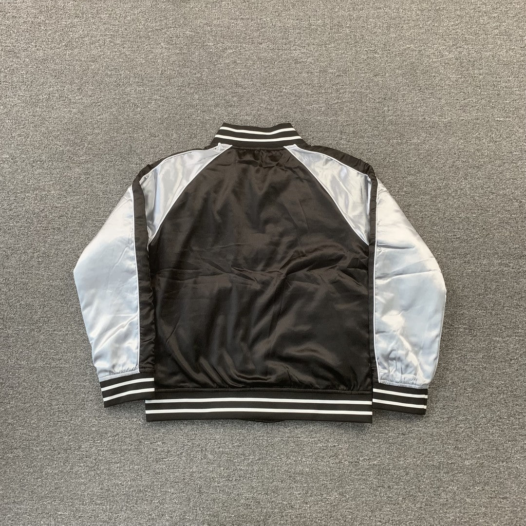 AMIRI SOUVENIR VARSITY BOMBER JACKET BLACK