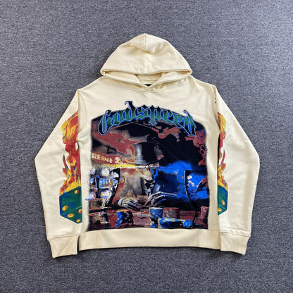 Buzo Godspeed Life's A Gamble Crema