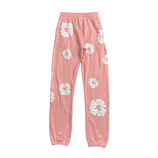 DENIM TEARS THE COTTON WREATH SWEATPANTS PINK