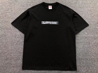 SUPREME MOTION LOGO TEE BLACK