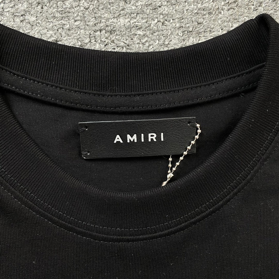 AMIRI BANDANA PRINT TEE BLACK