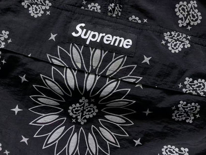 Campera Supreme Reflective Bandana Anorak Negra