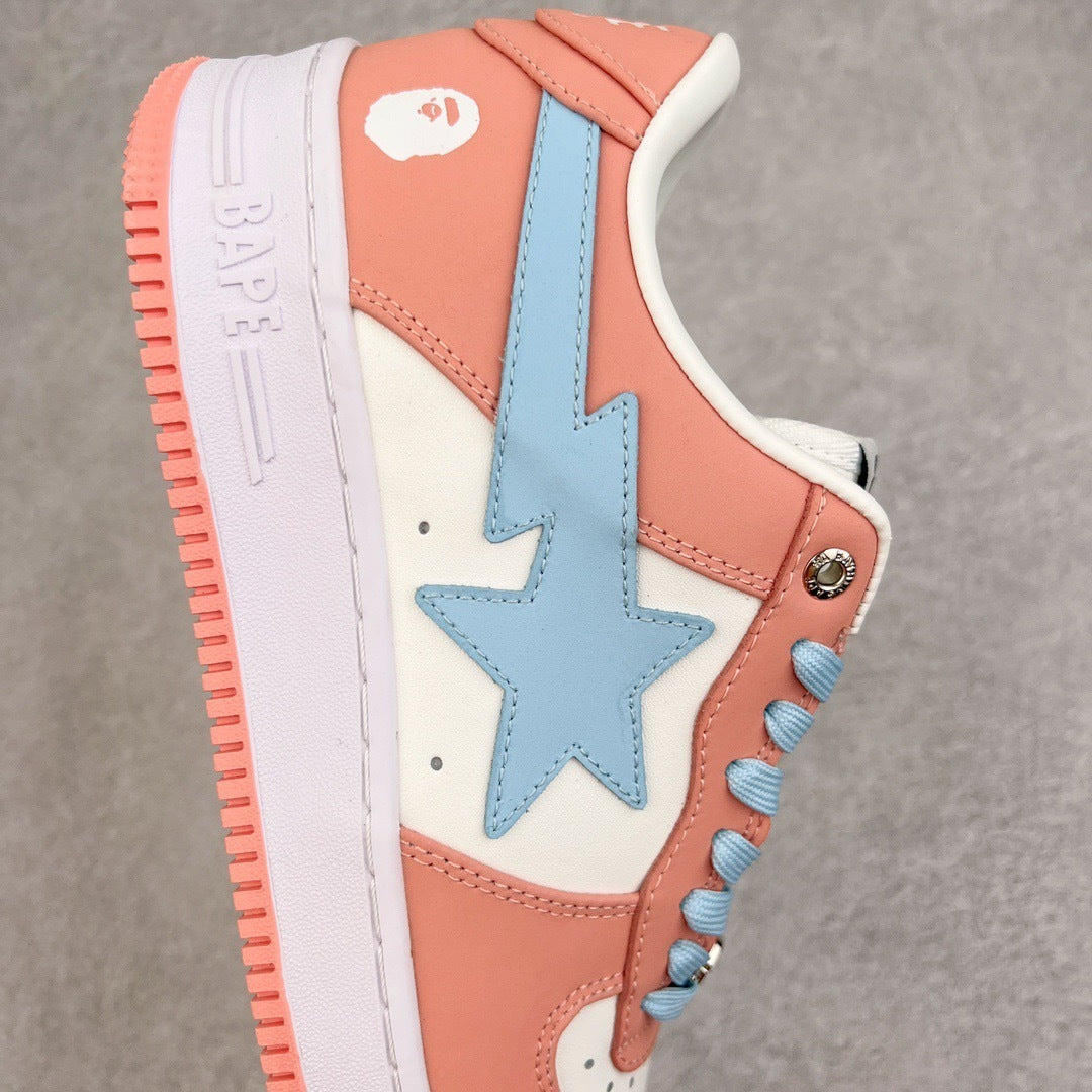 A Bathing Ape Bape Sta Low Rosa Pastel