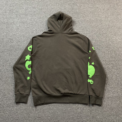 SP5DER BELUGA HOODIE SLATE GREY GREEN