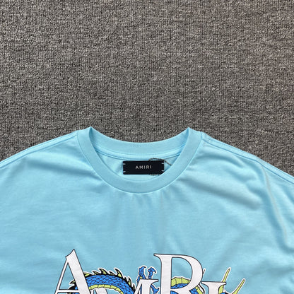 AMIRI DRAGON TEE BLUE