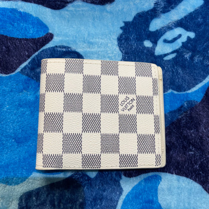 LOUIS VUITTON MULTIPLE WALLET DAMIER WHITE