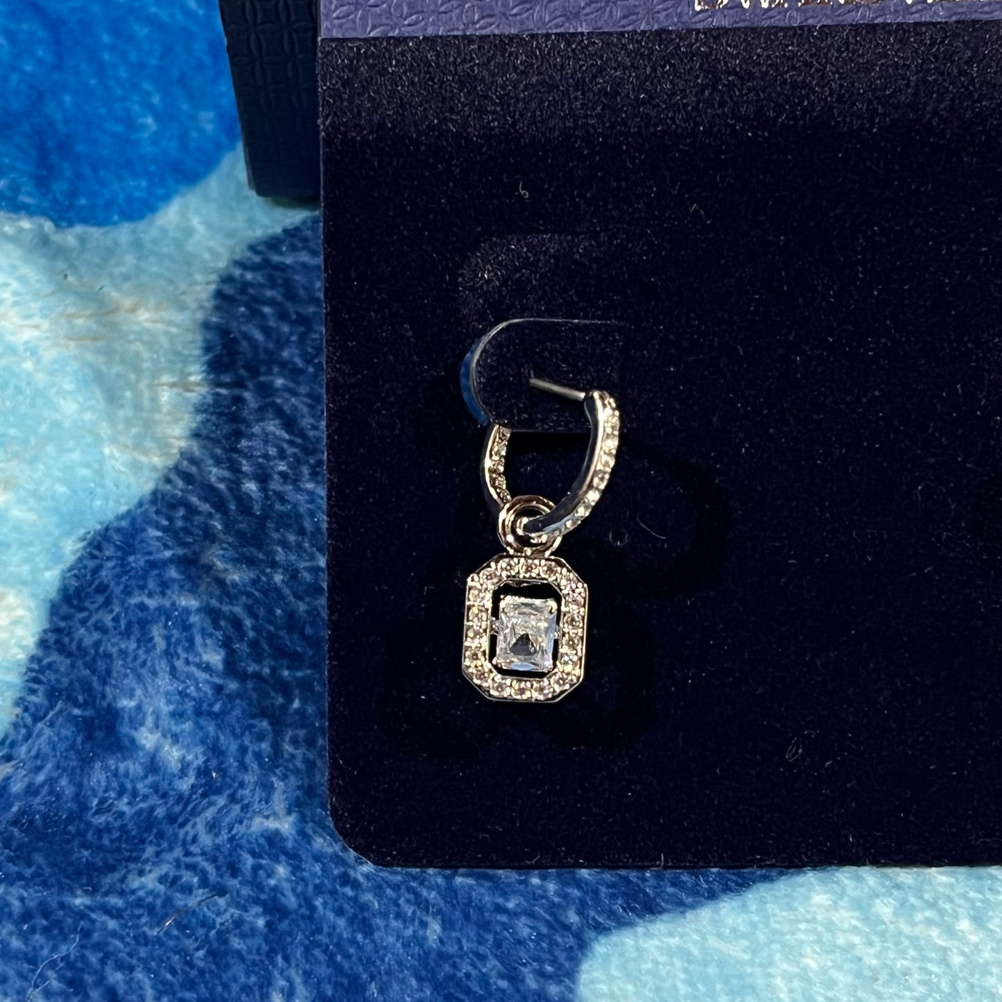 Aros Swarovski Millenia Plateado