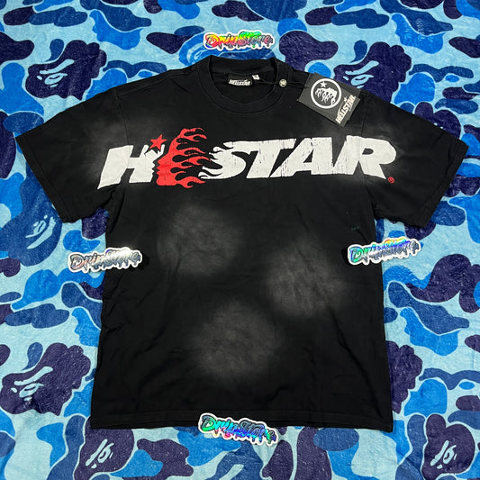 Remera Hellstar Cartoon Logo Negra M