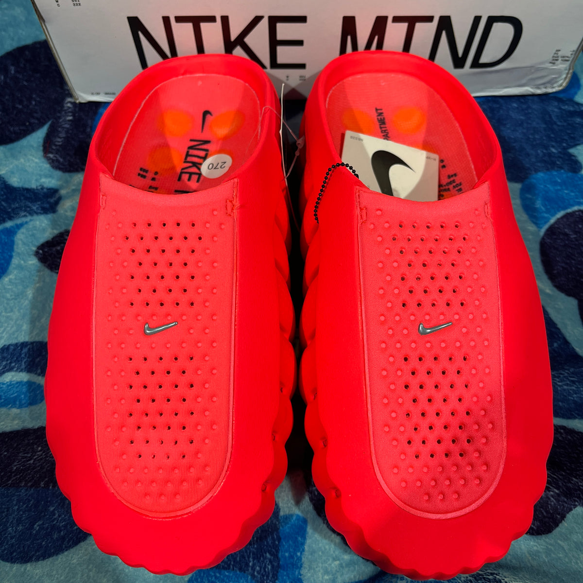 Nike Mind 001 Slide Solar Red