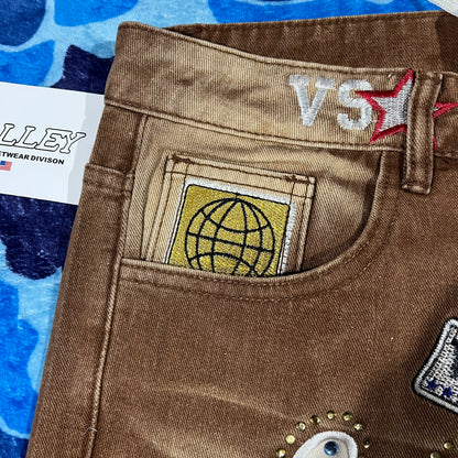 Bermuda Short Valley Skittles Patch Marrón XL