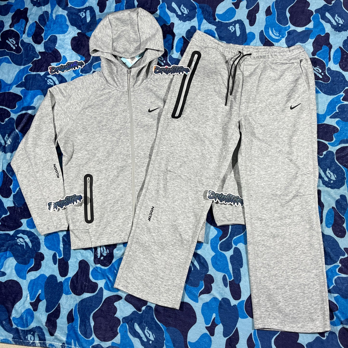 Conjunto Nike x Nocta Tech Fleece Gris XXL