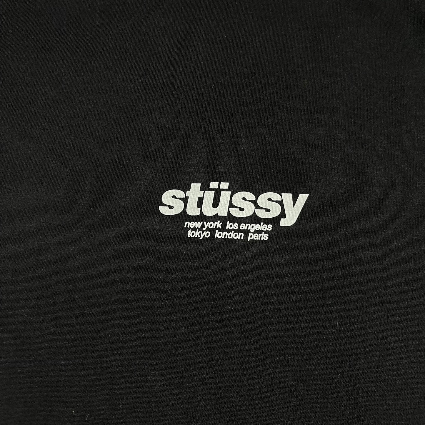 Remera Stussy Rollers Negra XL
