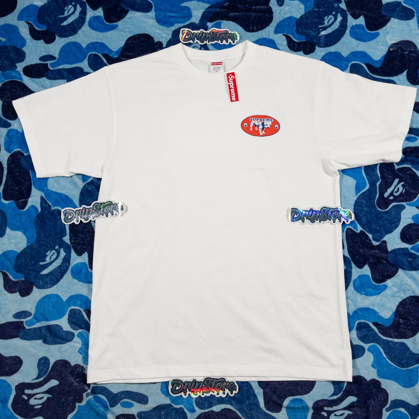 Remera Supreme Dalmatian Blanca XL