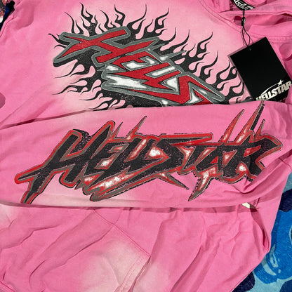 Buzo Hellstar Brainwashed Without Brain Rosa XL