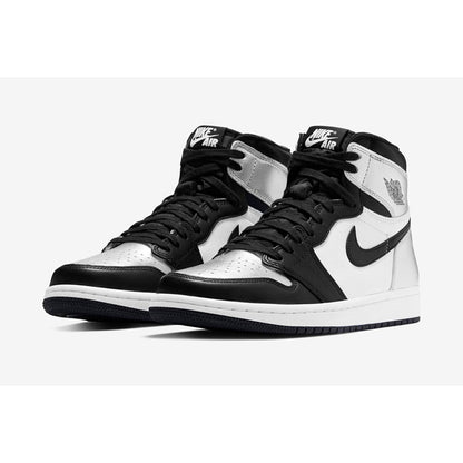 JORDAN 1 HIGH OG WMNS SILVER TOE