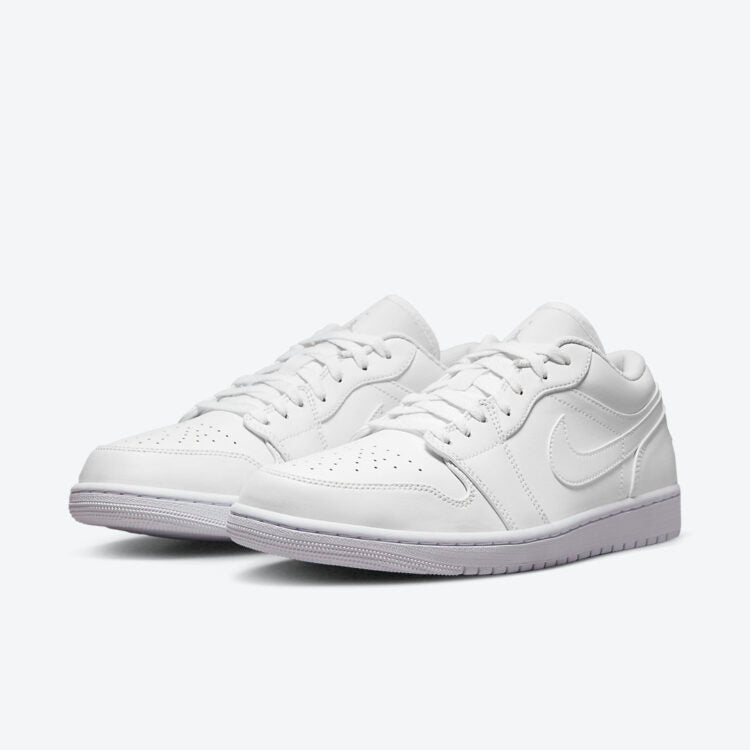 JORDAN 1 LOW TRIPLE WHITE