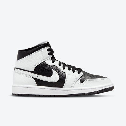 JORDAN 1 MID WMNS SPLIT BLACK WHITE