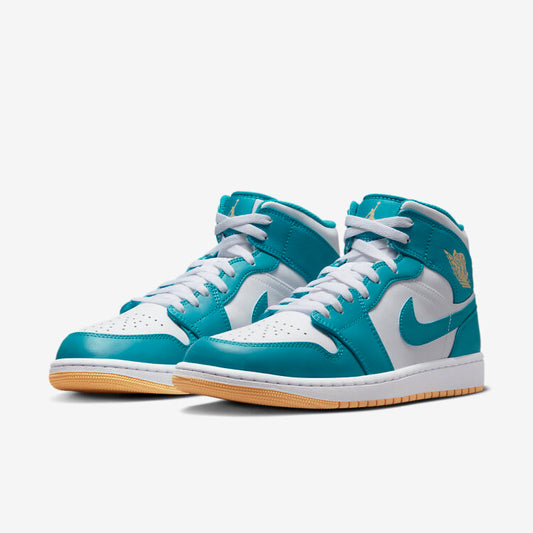 JORDAN 1 MID WMNS AQUATONE