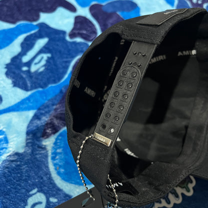 Gorra Amiri MA Brillos Celeste/Negra