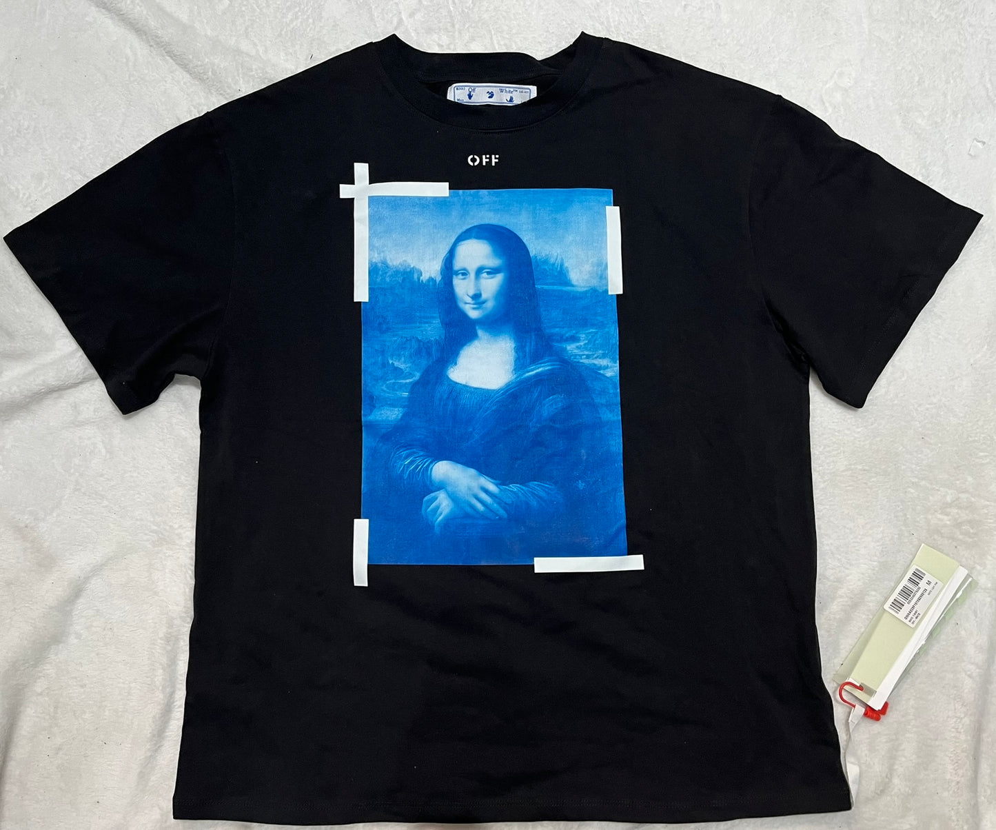 OFF-WHITE MONA LISA OVERSIZED T-SHIRT BLACK