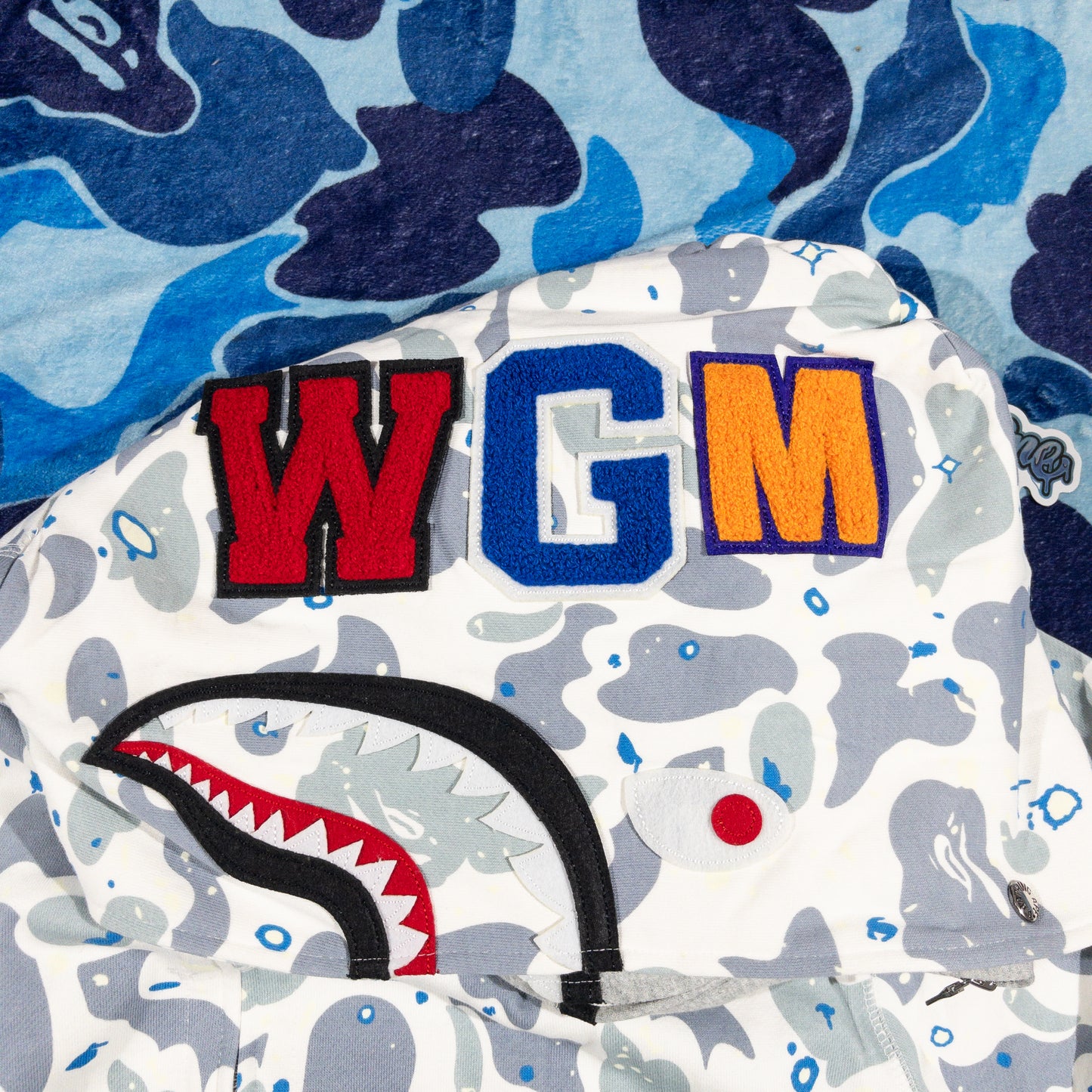 Campera Bape Space Camo Doble Capucha XL