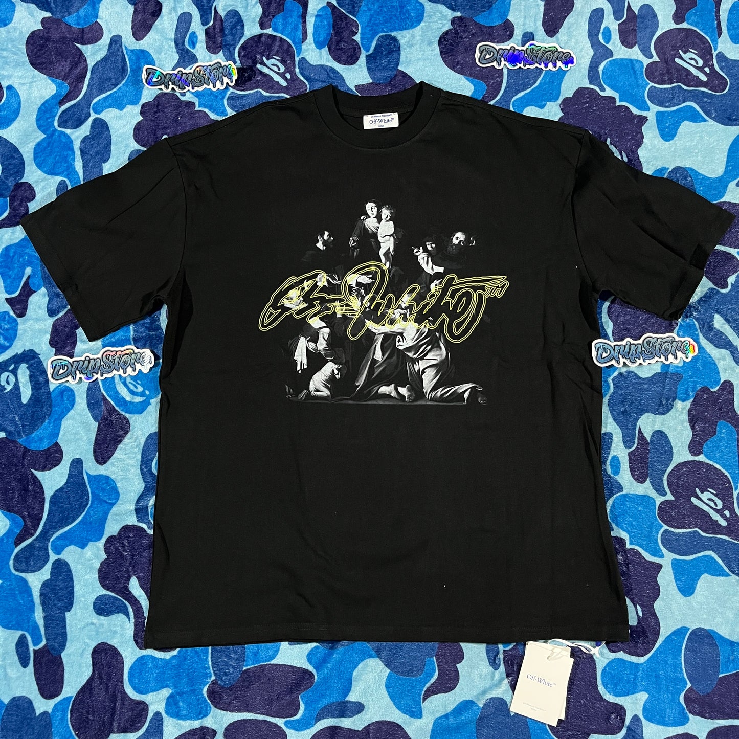 Remera Off White Script Mary Skate Negra M