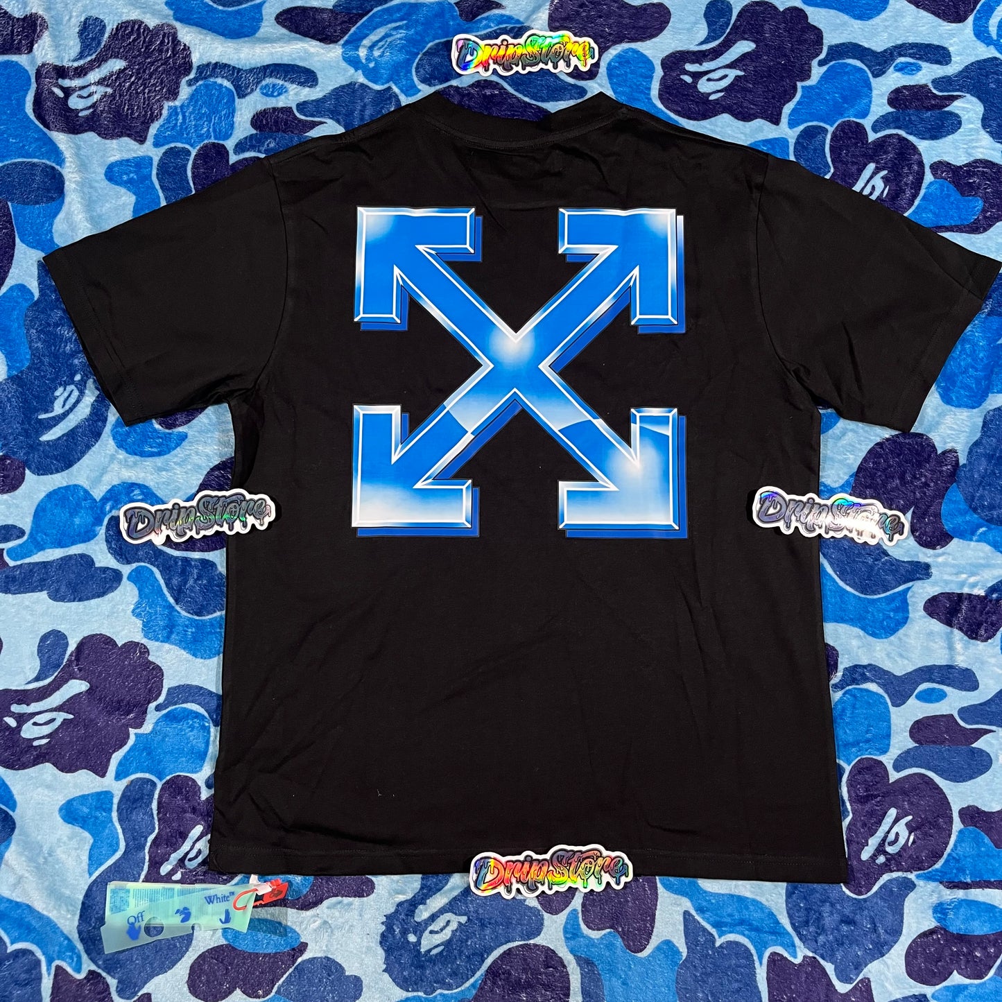 Remera Off White Metal Arrow Negra L