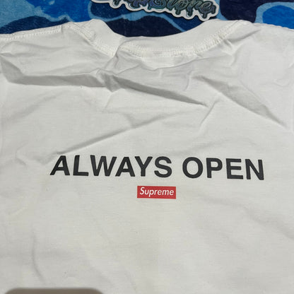 SUPREME GAS TEE WHITE