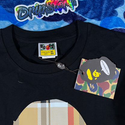 Remera Bape x Burberry Negra XXL