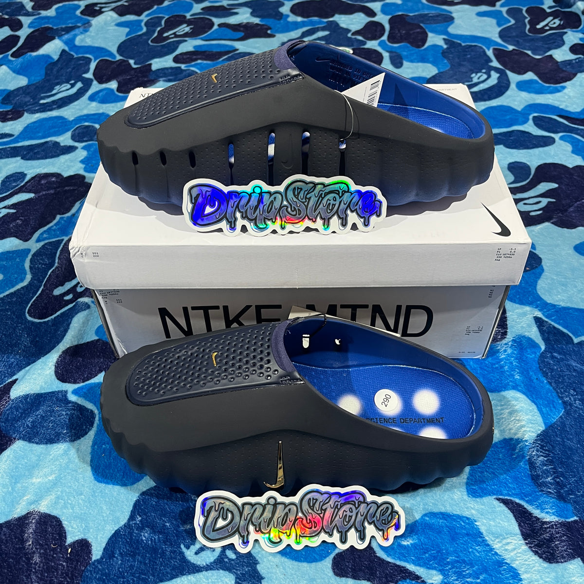 Nike Mind 001 Slide Blackened Blue Game Royal