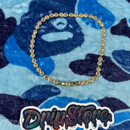 Gargantilla Swarovski Angelic Dorado