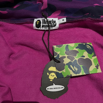Campera Bape Color Camo Shark Full Zip Violeta