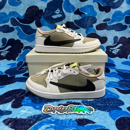Jordan 1 Low Golf X Travis Scott Neutral Olive
