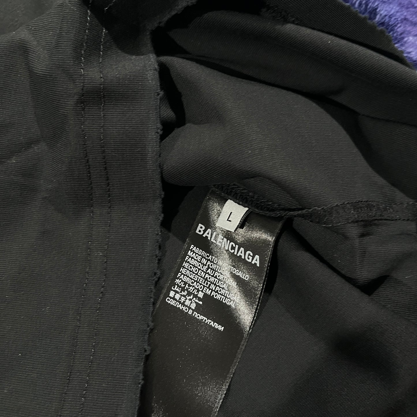 Remera Balenciaga New Tape Negra L