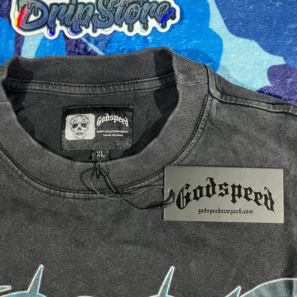 Remera Godspeed Miami Surf Negra XL