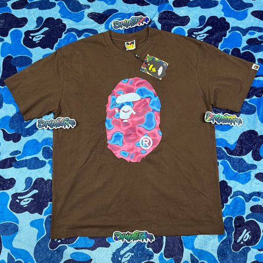 Remera Bape Liquid Camo Marrón XXL