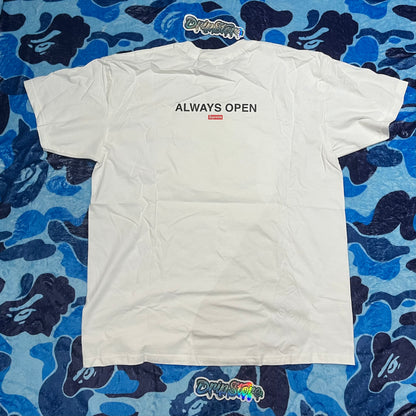 SUPREME GAS TEE WHITE